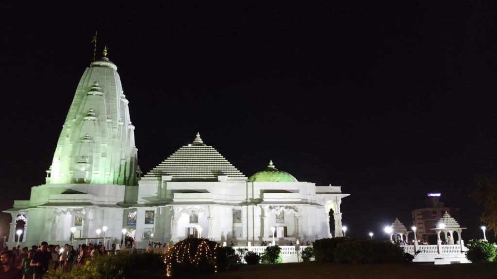 Jaipur Birla Mandir at Night
